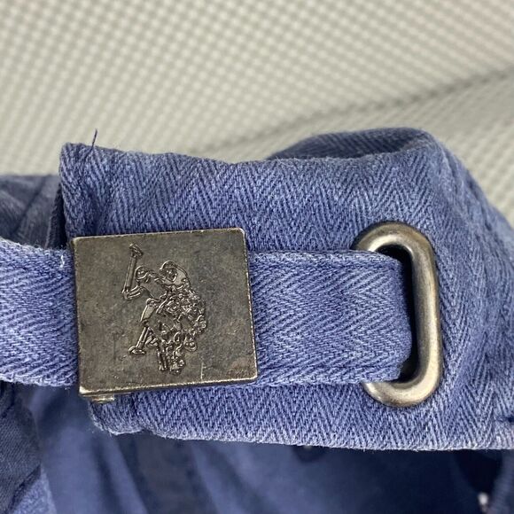 U.S Polo Assn Hat Kids Blue Embroidered Logo Adjustable Baseball Cap - Picture 8 of 9